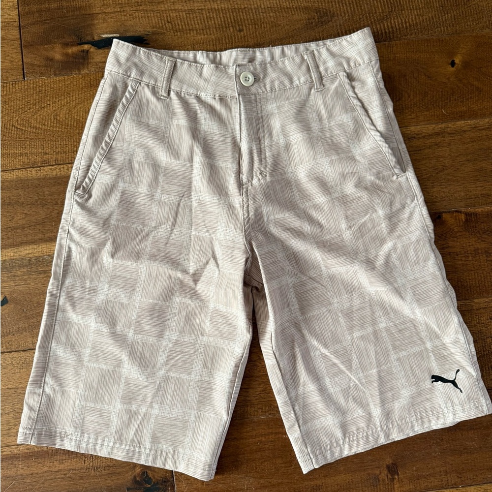Puma golf shorts boys sz16